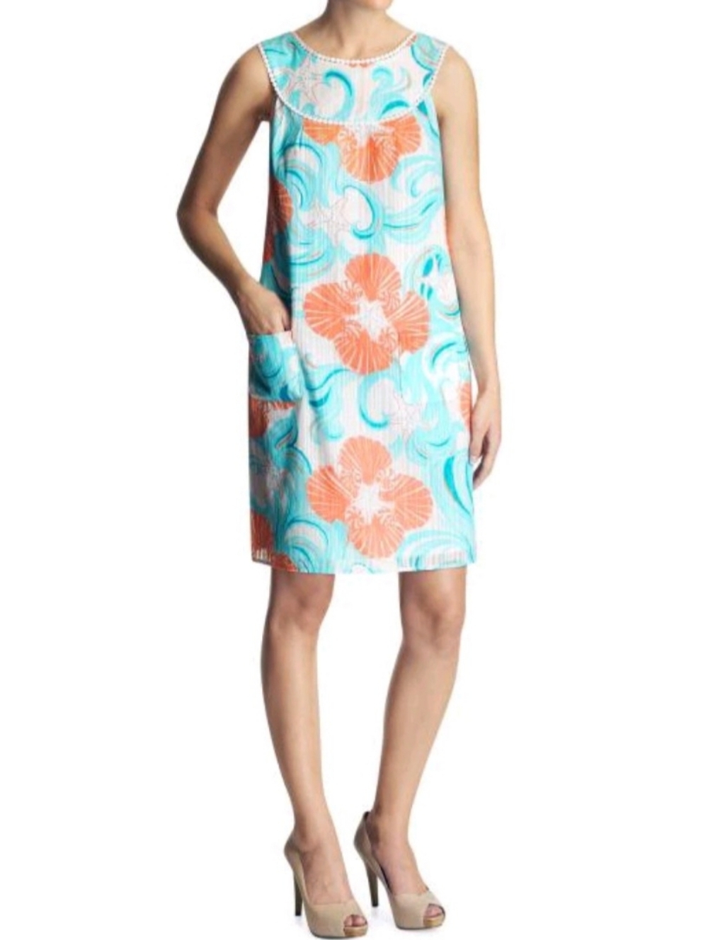 Lilly Pulitzer Janet Shift Dress With Pockets